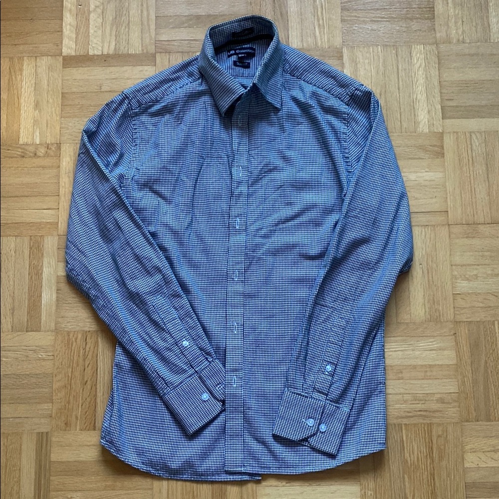Men's Blue Checkered Shirt